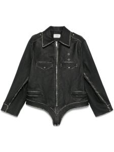 Coperni кожаная куртка, черный