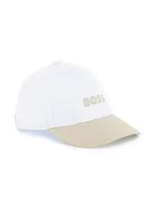 Бейсболка с вышитым логотипом BOSS Kidswear, белый