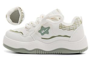 Кроссовки WARRIOR Skateboarding Women's Low-top, зеленый/бежевый