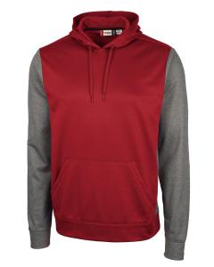 Мужской пуловер Clique Helsa Sport с цветными блоками, цвет cardinal red