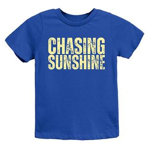 Футболка с коротким рукавом Chasing Sunshine Block Distressed The Juniper Shop, Royal