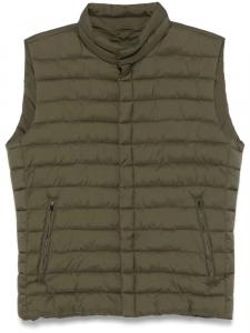 Дутый жилет Herno, зеленый