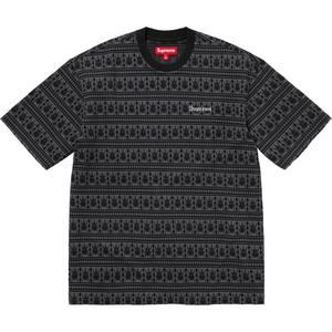 Джаккардовый топ с жуком-скарабеем Supreme, черный