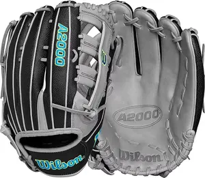 Перчатки Wilson 13" A2000 SuperSkin Series Slowpitch 2024 г, серый/черный