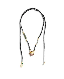 Ожерелье из нескольких цепей с покрытием из 18-каратного золота Nectar Nectar New York, gold