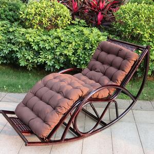 Jiajing Furniture Кресло-качалка из ротанга в китайском стиле с подушкой, цвет wine red, комплектация crimson row seat cushion