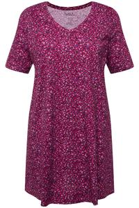 Футболка Ulla Popken Long, цвет magnolienrot