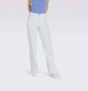 Широкие джинсы MAC "DREAM WIDE", с широкими штанинами - стрейч, белый