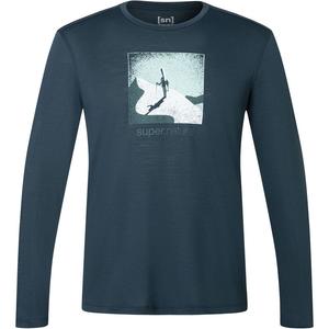 Мужская рубашка с длинным рукавом "почти готова" Super.Natural, синий