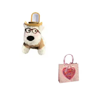 Плюшевая кукла щенка вест хайленд уайт терьера высотой 16 см AZLCL