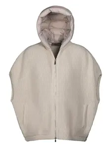 Кардиган Amida-DS3 с капюшоном Moorer, нейтральный