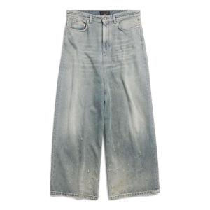 Спортивные брюки (WMNS) Balenciaga Low Crotch Pants 'Light Blue', синий