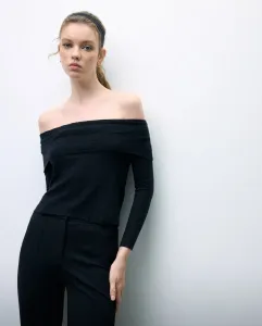 Женский джемпер с длинным рукавом и вырезом Бардо Tintoretto, светло-серый