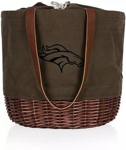 Сумка-тоут Picnic Time Denver Broncos Coronado из парусины и вербы