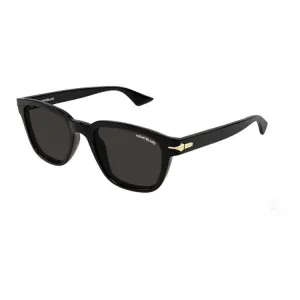 Солнцезащитные очки Square Frame MONTBLANC, черный