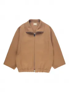 Куртка на молнии с широкими рукавами KHAITE, коричневый