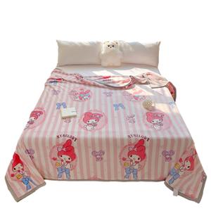 Пледы, пледы для дивана и флисовые одеяла Sanrio, Stripes My Melody