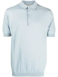 Рубашка поло John Smedley, синий