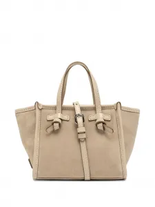 Замшевая сумка-тоут Miss Marcella GIANNI CHIARINI, бежевый