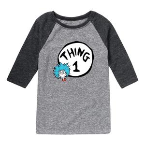 Футболка реглан с рисунком Dr. Seuss Thing One для мальчиков 8–20 лет Licensed Character