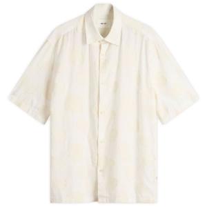 Рубашка с коротким рукавом из жаккардовой ткани Freddy Nn07, айвори