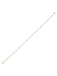 Adeliás Женский кулон из нержавеющей стали с золотой жемчужиной