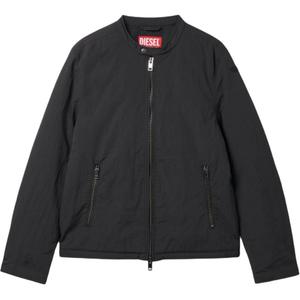 DIESEL Длинный застегивающийся на молнию жакет, Black