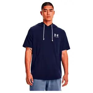 Худи Under Armour Rival Terry LC short sleeve, синий