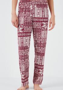 Пижамный комплект REGULAR FIT LELA, бордовый