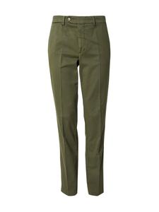 Обычные плиссированные брюки Hackett London, Olive