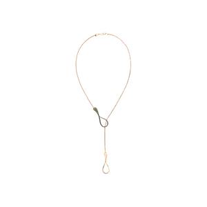 Колье Dada Arrigoni из розового золота 18 карат с коричневыми бриллиантами