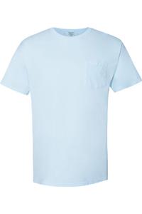 Футболка ComfortWash by Hanes Garment-Dyed Pocket, цвет soothing blue