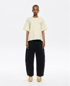 Женские прямые джинсы Barrel с высокой талией Bimba y Lola, черный