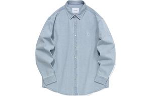 COVERNAT Рубашка унисекс светло-голубая