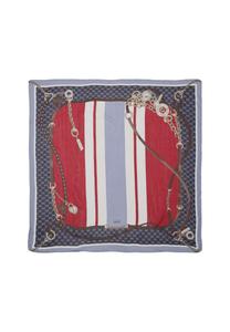 Шарф Liu Jo из модала, синий/красный