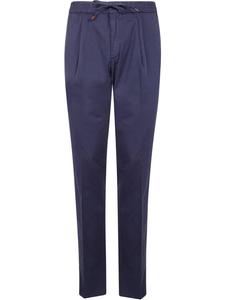Брюки Incotex со складками, синий