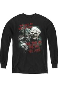 Футболка с длинным рукавом Lord Of The Rings "Время молодых орков" Gildan, черный