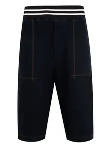 Шорты October с эластичным поясом Wales Bonner, синий