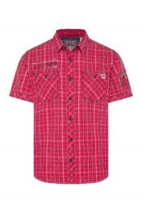 Рубашка обычного кроя на пуговицах CAMP DAVID, красный