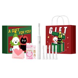 Электрическая зубная щетка для мужчин и женщин, звуковая вибрация, импортные мягкие щетинки, planet box t100 Xiaomi