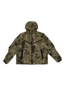 Ветровка с капюшоном Nike, зеленый