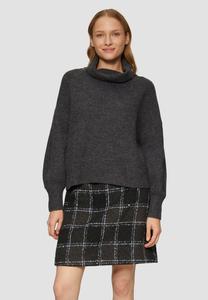 Джемпер s.Oliver MIT ROLLKRAGEN, Dunkelgrau/Grey
