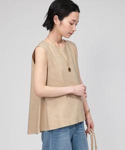 Блузка из эластичной ткани с добавлением льна и вискозы Babylone, цвет Beige 55