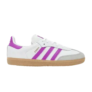 Кроссовки Samba OG C 'White Purple Burst Gum', белый