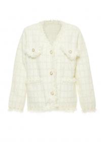 Вязаный кардиган Zitha, цвет Off White/Natural White