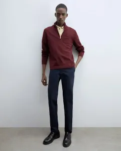 Узкие хлопковые брюки Sfera, морской