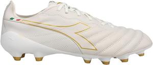 Мужские футбольные бутсы Diadora Brasil Elite Tech Italy Lpx для твердого грунта- белые