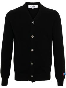 Comme Des Garçons Play шерстяной кардиган из коллаборации с The Artist Invader, черный