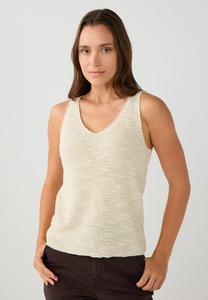 Топ Jimmy Key REGULAR FIT V-NECK SINGLET, Beige