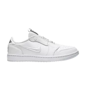 Кроссовки Air Jordan Wmns Air Jordan 1 Retro Low Slip 'White', белый